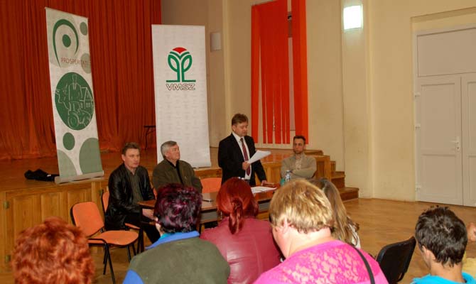 Prosperitati ismertető Szenttamáson